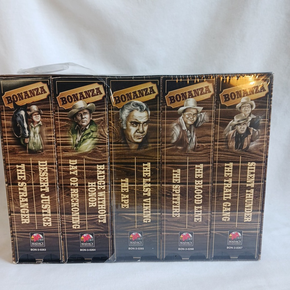 Bonanza VHS Tape Box Set 1998 Madacy Entertainment